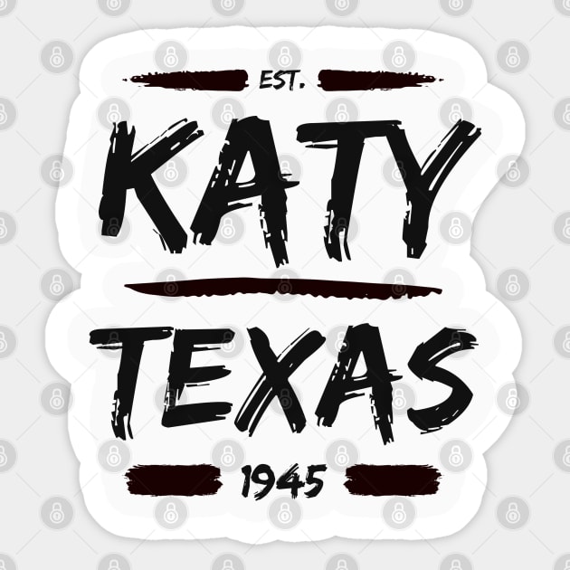 Katy, Texas Brush Stroke Sticker by Katy Heritage Society